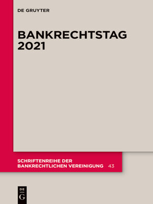 cover image of Bankrechtstag 2021